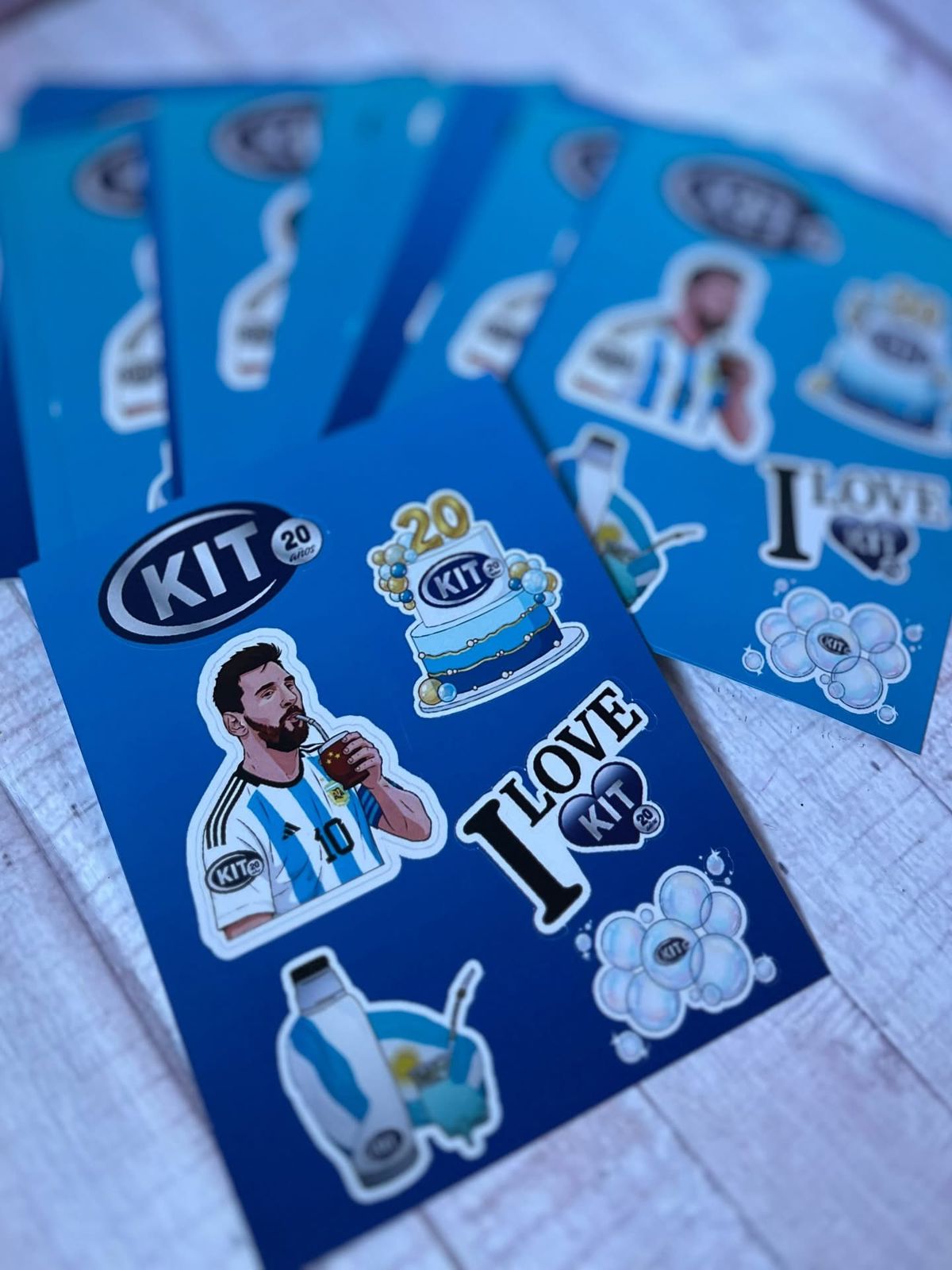 Trabajo de stickers